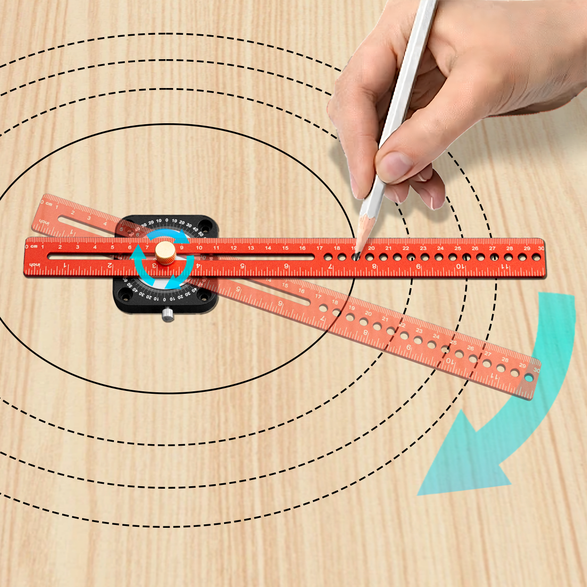 Power Tools Aldi - New Woodworking Scriber 360° Precision T-type
