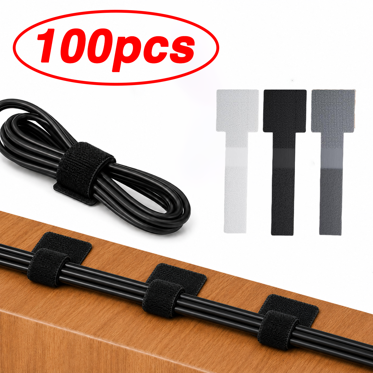 Power Tools Organizer Diy - Cable Ties Reusable Straps Velcros Hook