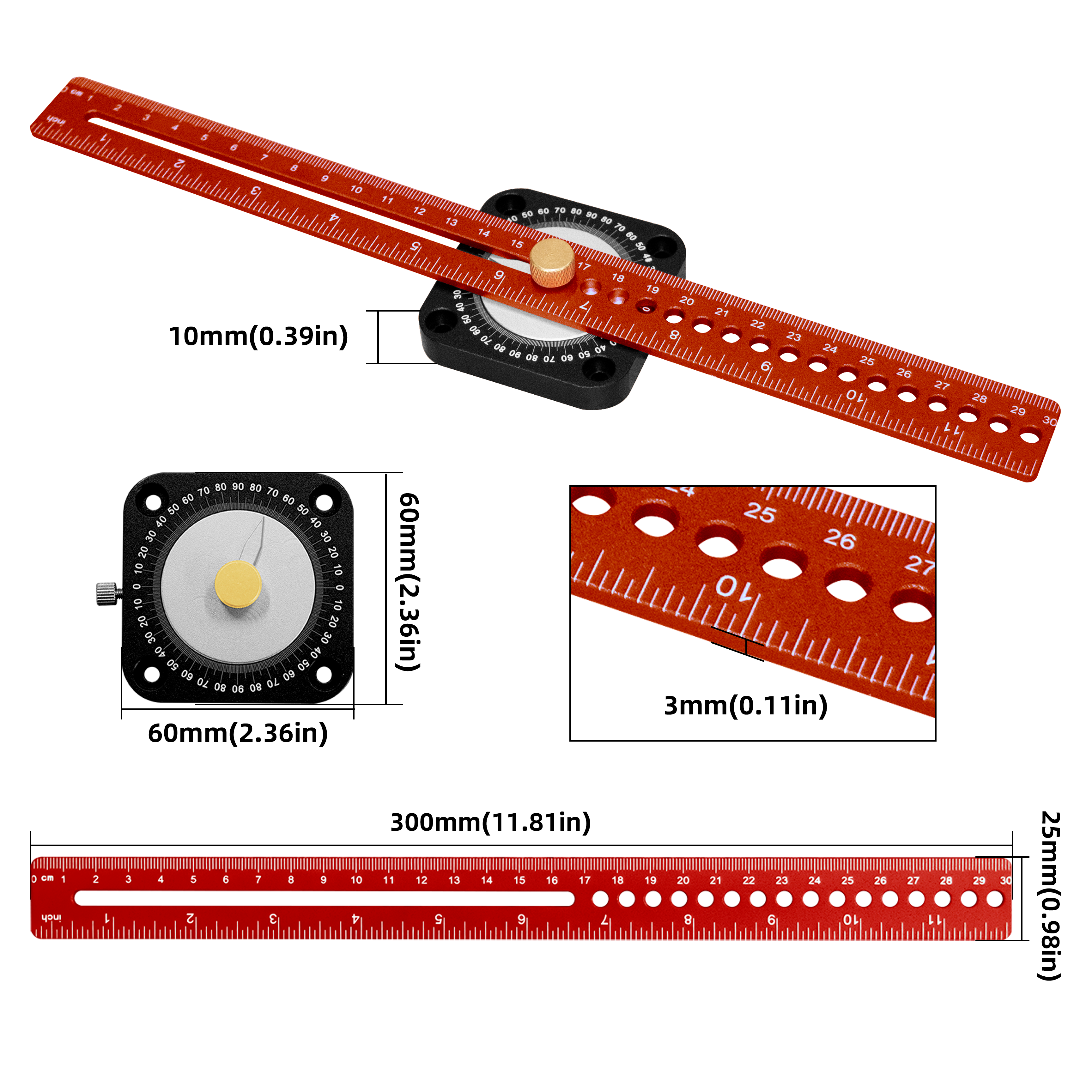 New Woodworking Scriber 360° P - Power Tools Aldi avaliação e preço