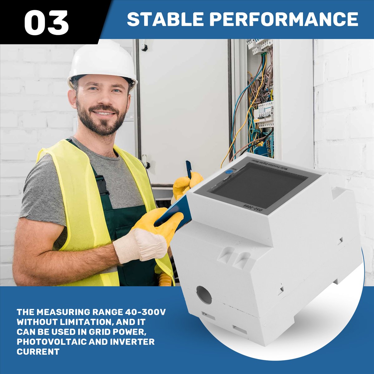 MALL Din Rail AC Monitor 6IN1  - Power Tools Mall avaliação e preço