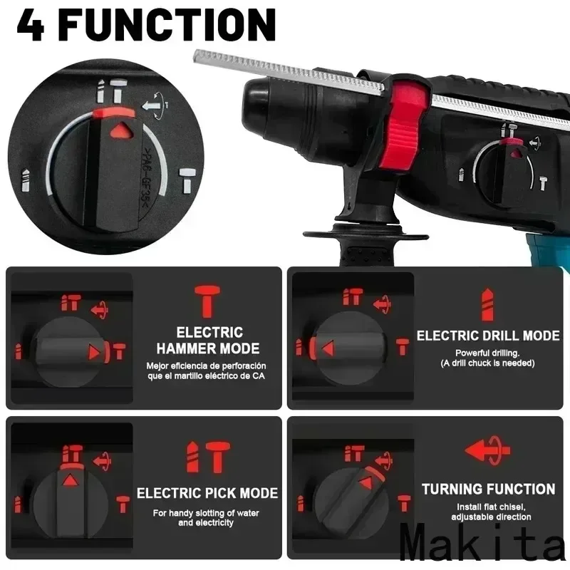 Makita Hammer Wireless Drills  - Power Tools Jack Hammer avaliação e preço