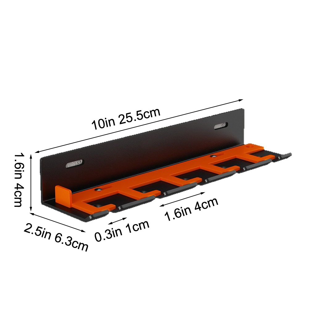5/8 Slot Wall-Mounted Air Tool - Power Tools Organizer Diy avaliação e preço