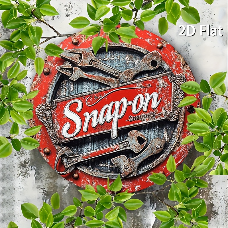 2D Flat 1pc Vintage Metal Sign - Power Tools Aldi avaliação e preço