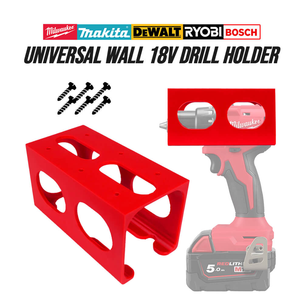 Universal 18V Drill Wall Mount - Power Tools Holder avaliação e preço