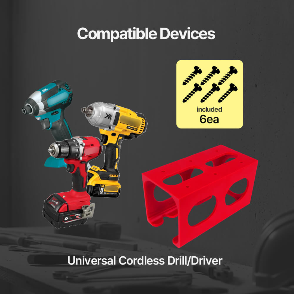 Universal 18V Drill Wall Mount - Power Tools Holder avaliação e preço