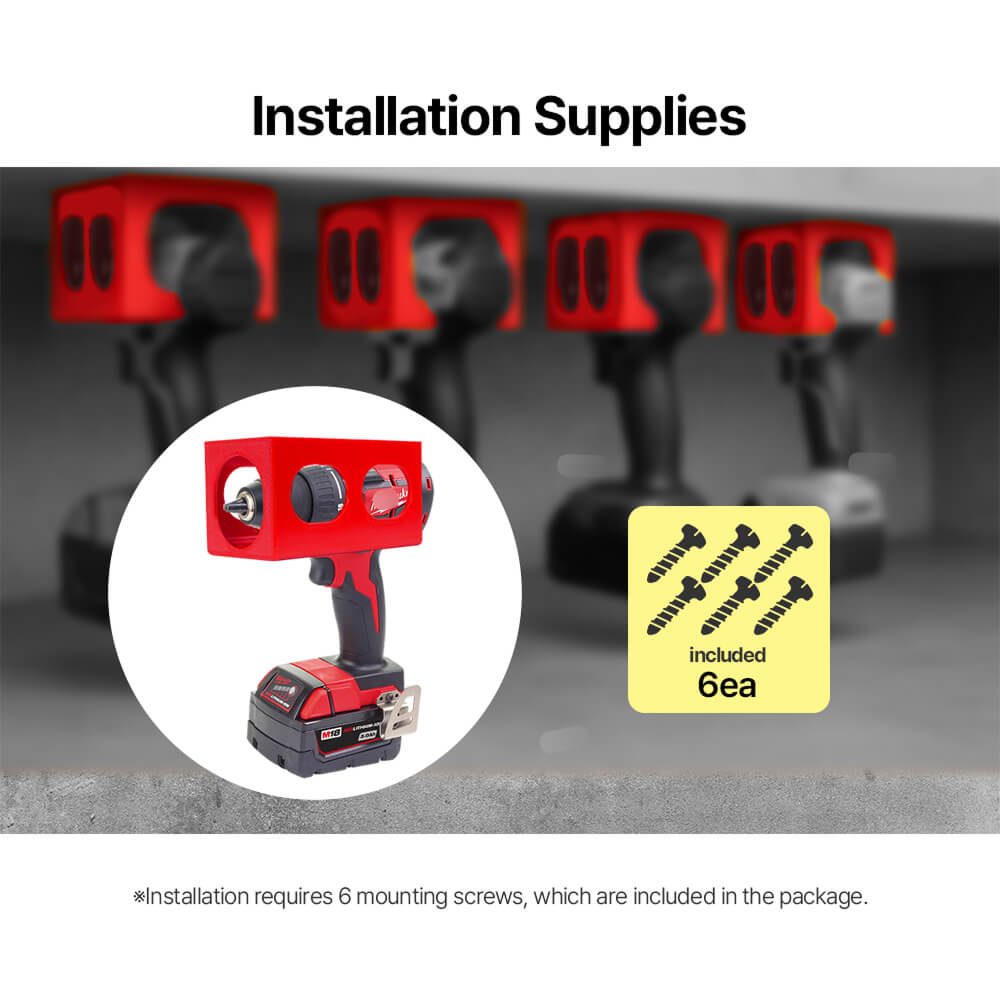 Universal 18V Drill Wall Mount - Power Tools Holder avaliação e preço