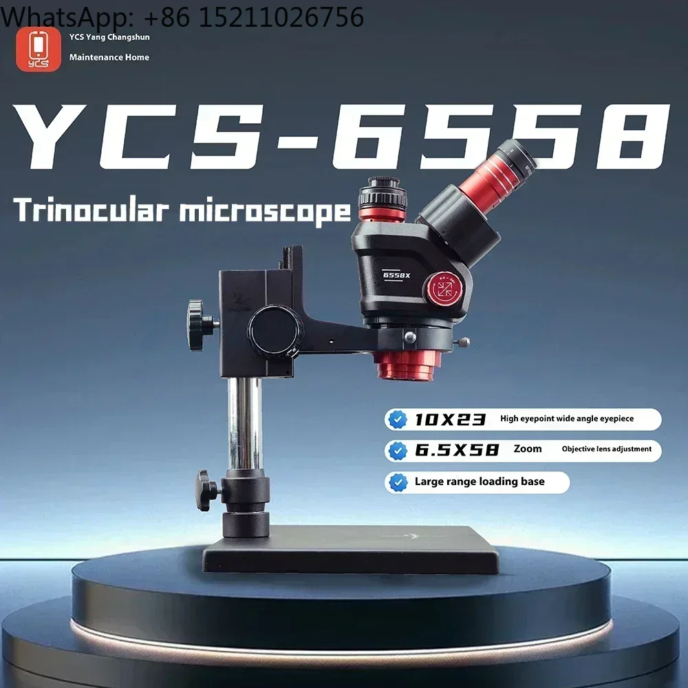YCS 6558S HD Trinocular Micros - Power Tools Zoom avaliação e preço