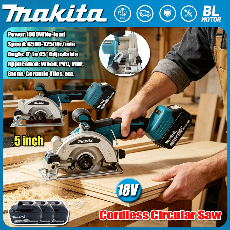 Makita 5in Brushless Motor Cor - Circular Saw Cordless avaliação e preço