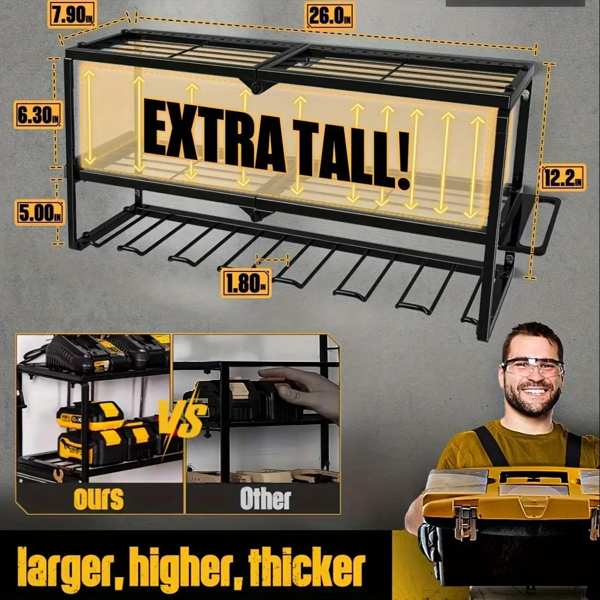 Heavy Duty Metal Power Tool Or - Power Tools Holder avaliação e preço