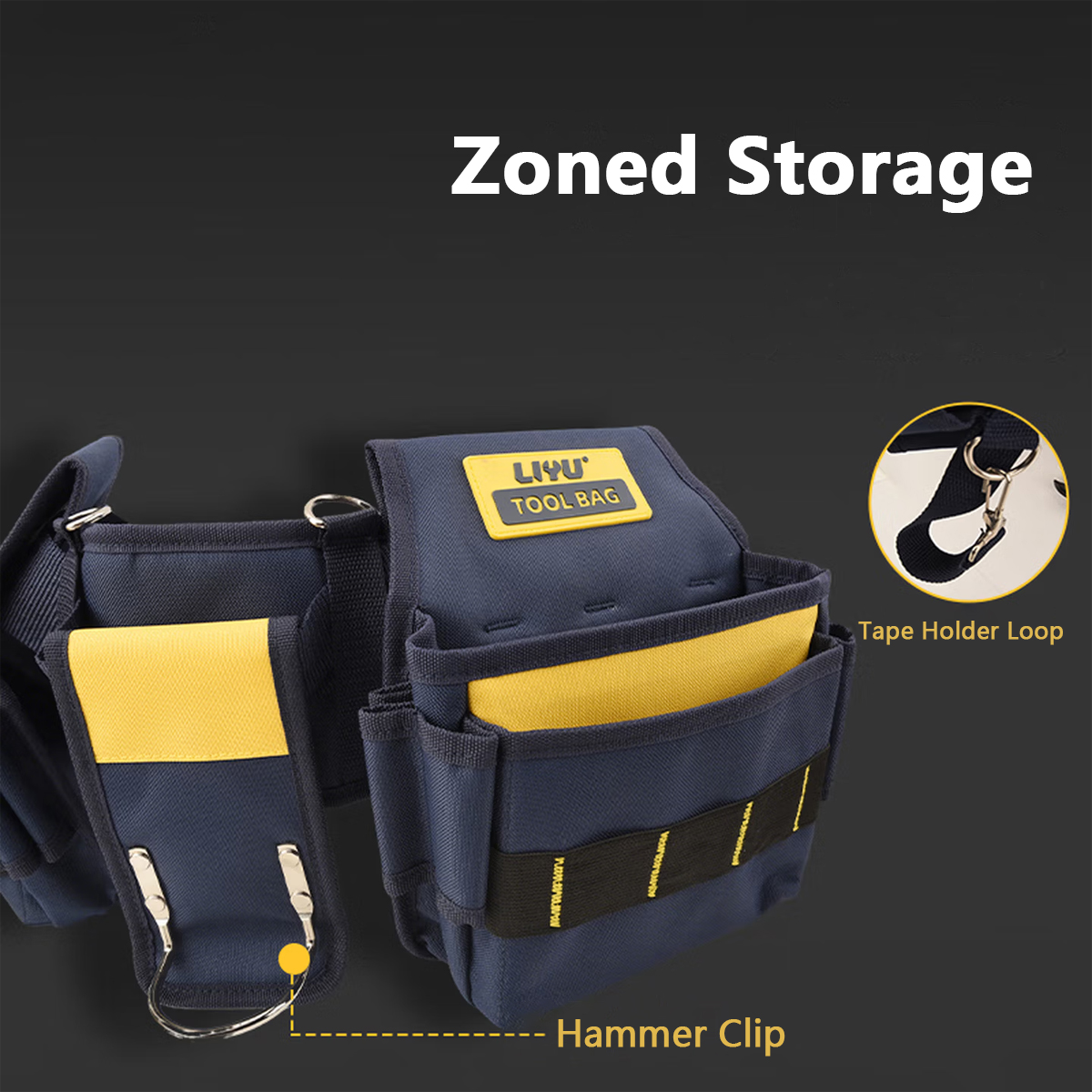 LIYU Tool Belt with Suspenders - Power Tools Band avaliação e preço