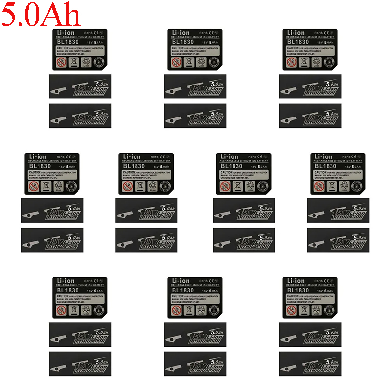 10 Sets BL1830 Tag Li-Ion batt - Power Tools Jack Hammer avaliação e preço