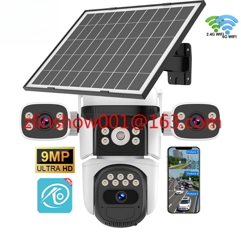 9MP Dual Band WiFi 360° Solar  - Power Tools Ai avaliação e preço