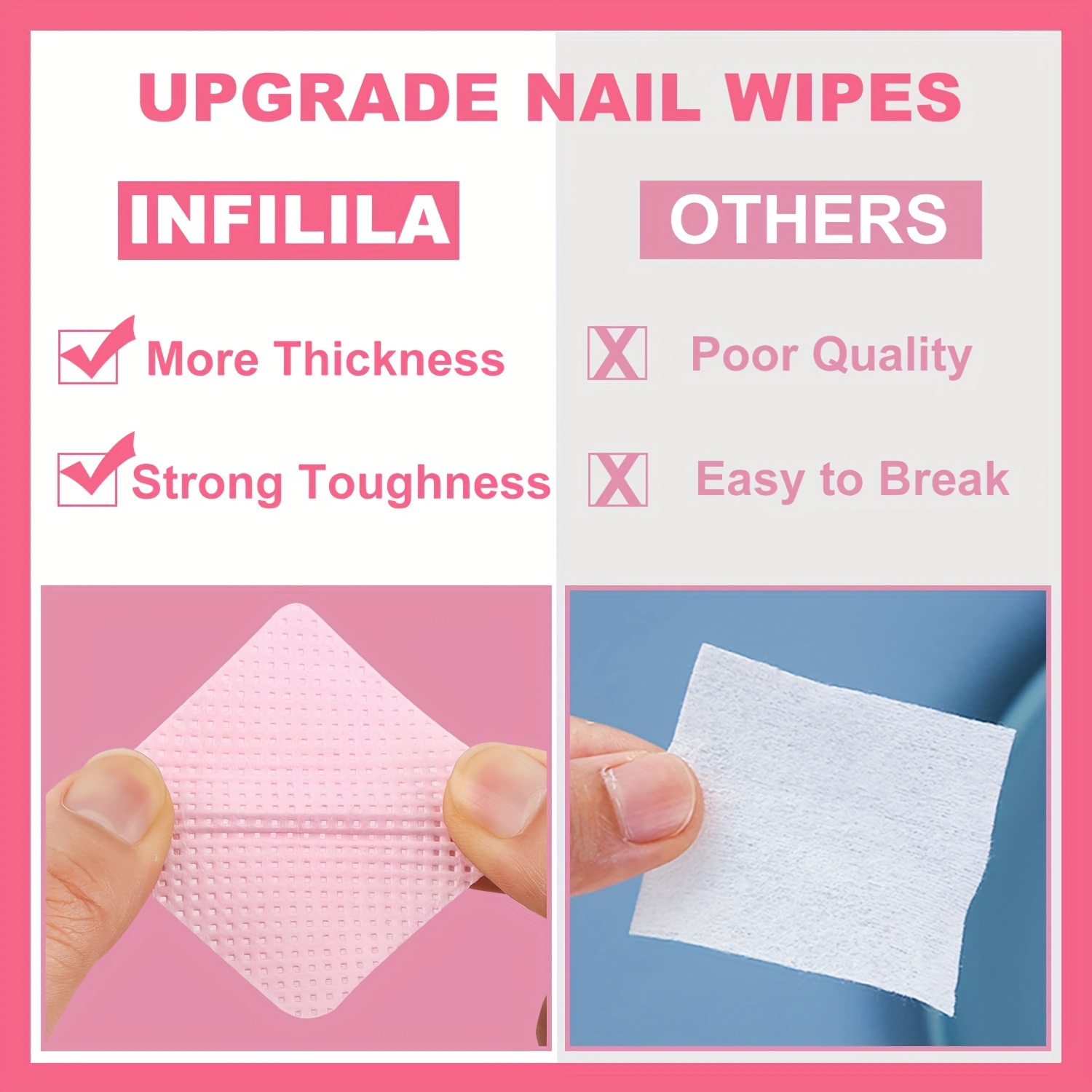 20/600pcs Lint-Free Nail Wipes - Power Tools Aldi avaliação e preço