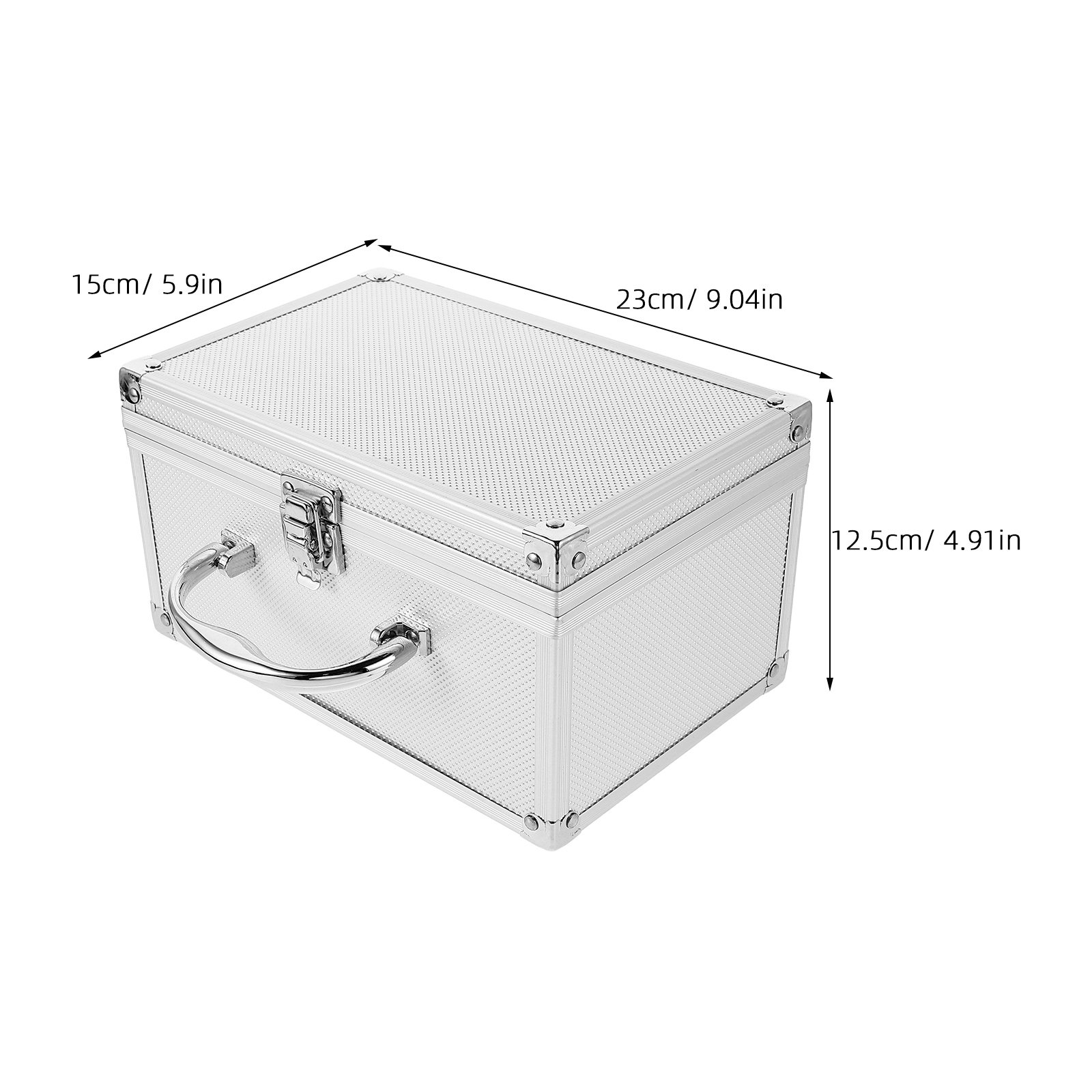 Aluminum Alloy Toolbox Portabl - Power Tools Organizer Diy avaliação e preço