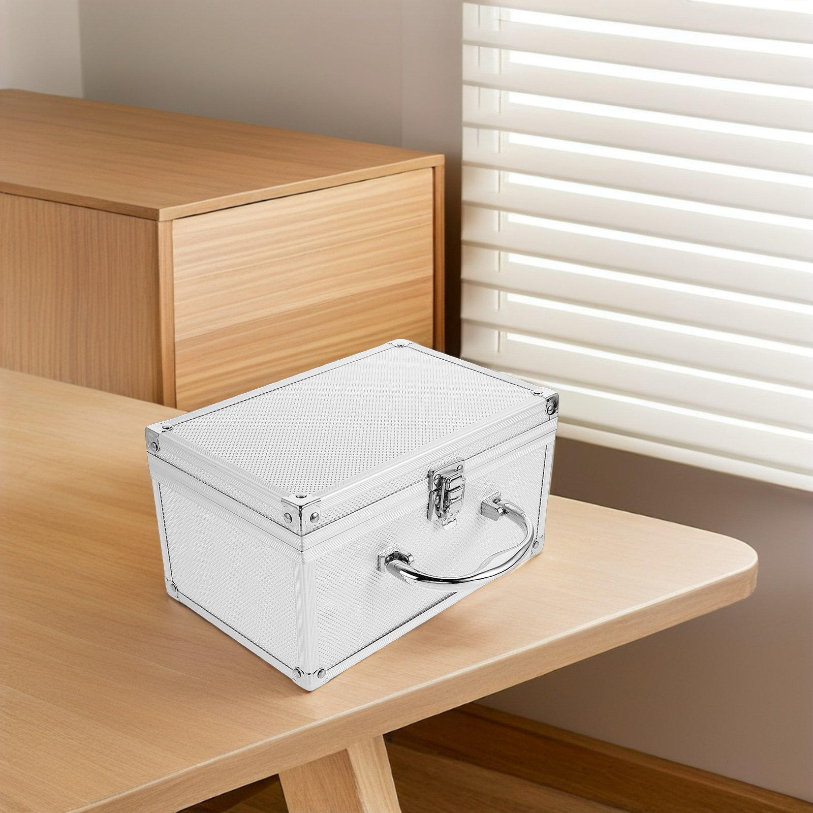 Aluminum Alloy Toolbox Portabl - Power Tools Organizer Diy avaliação e preço