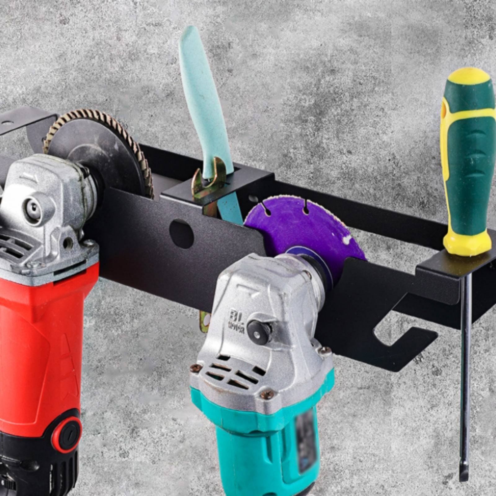4 Bay Angle Grinder Rack Large - Power Tools Storage avaliação e preço