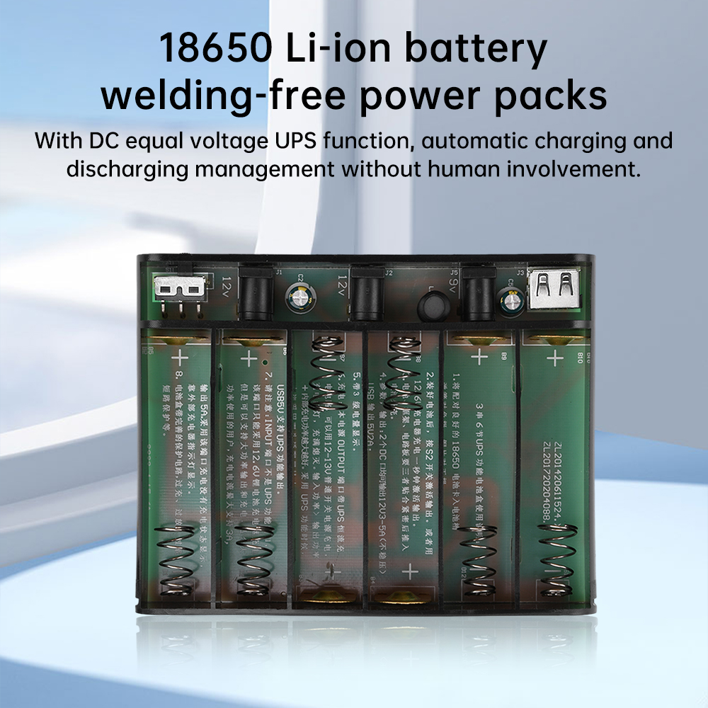 5V9V12V Output Power Bank Box  - Power Tools Storage avaliação e preço