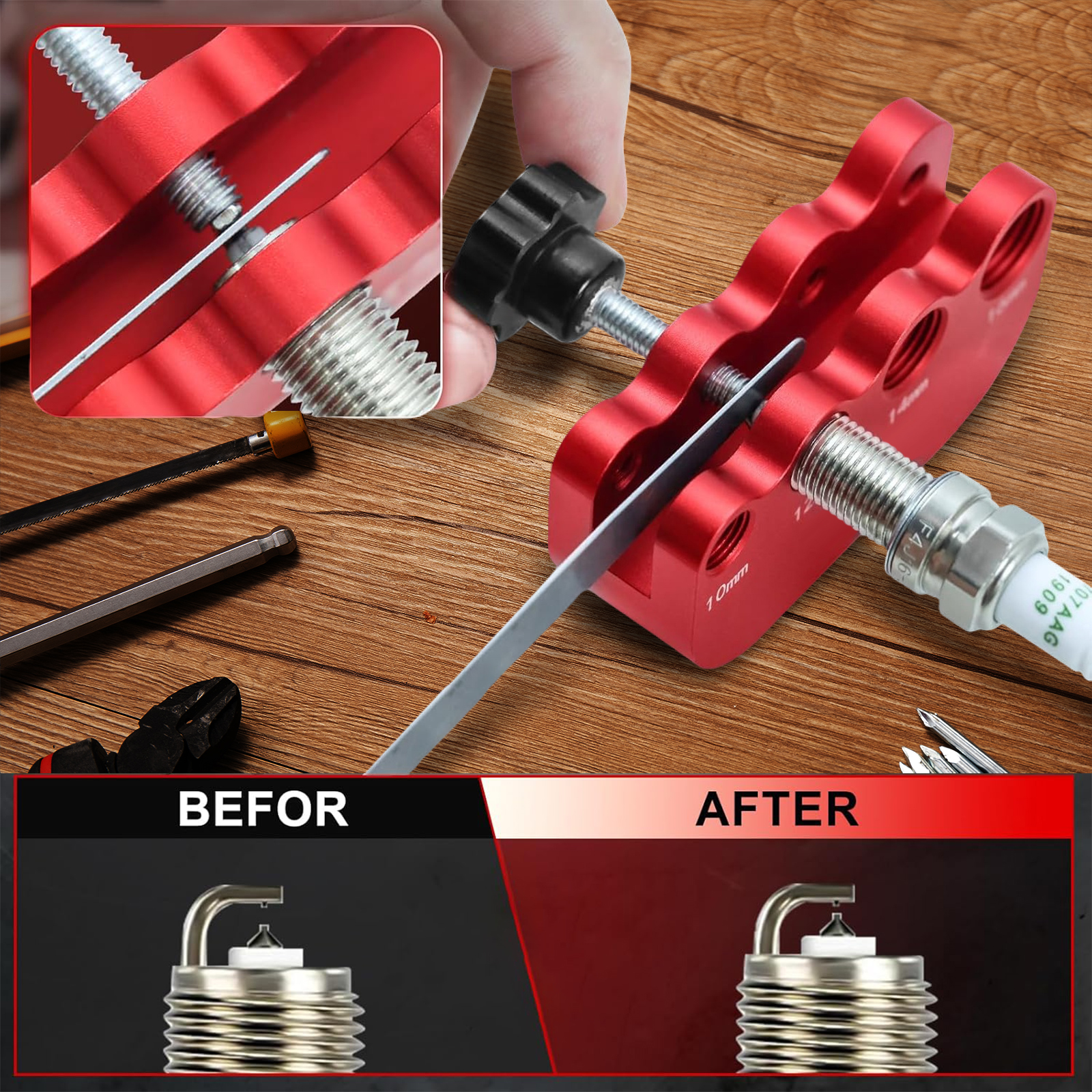 Ergonomics Spark Plug Gap Tool - Power Tools Aldi avaliação e preço