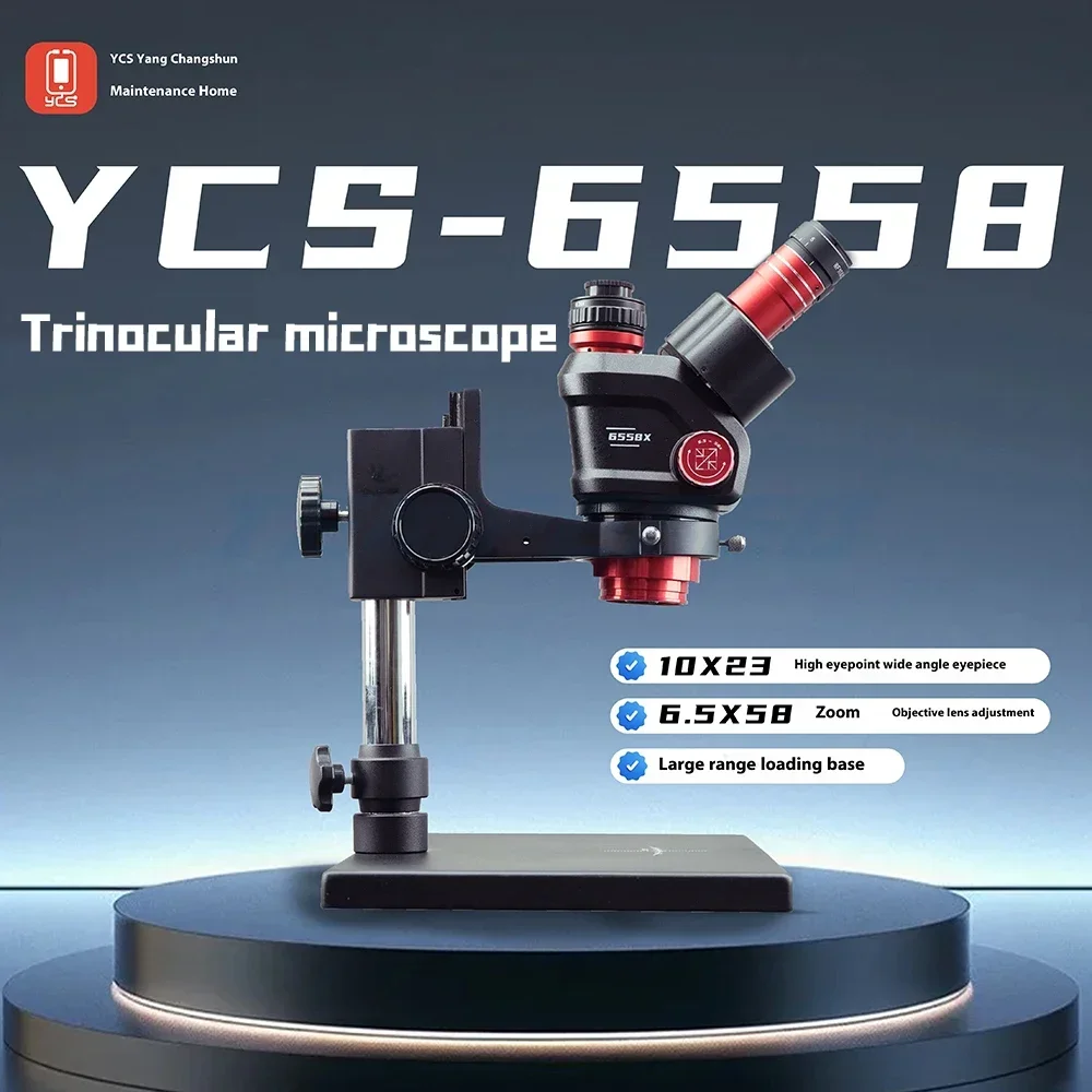 YCS 6558S HD Trinocular Micros - Power Tools Zoom avaliação e preço