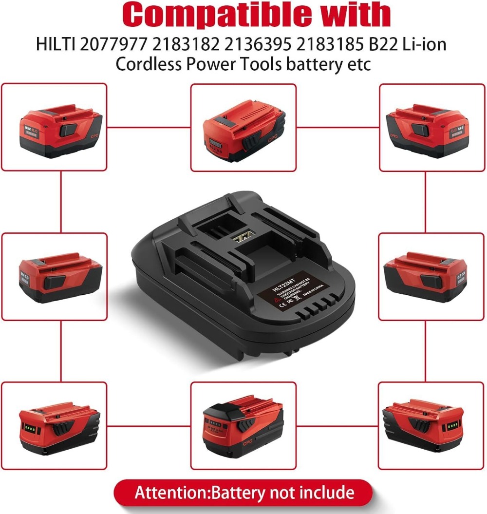 Battery Adapter for Hilti to f - Power Tools Hilti avaliação e preço